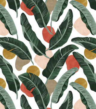 Modern banana leaf