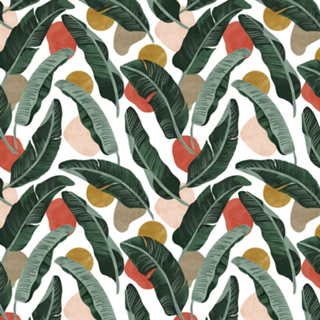 Modern banana leaf
