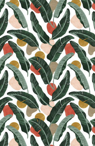 Modern banana leaf