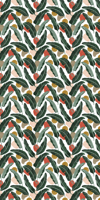Modern banana leaf