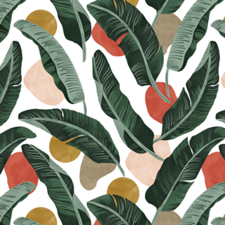 Modern banana leaf