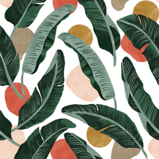 Modern banana leaf