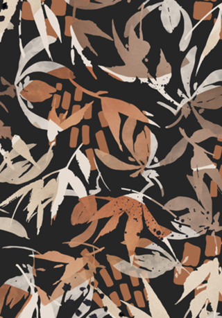 Dark abstract shapes nature