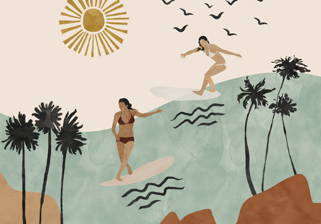 Sun, sea and surf