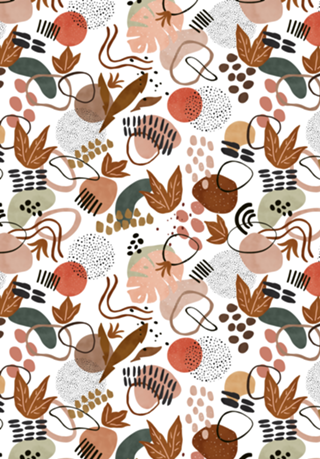 Abstract nature strokes pattern 7