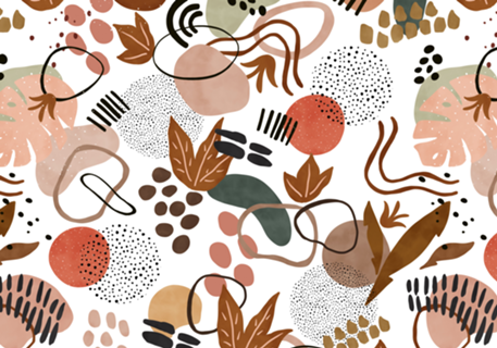 Abstract nature strokes pattern 7