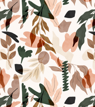 Abstract of leaves and shapes