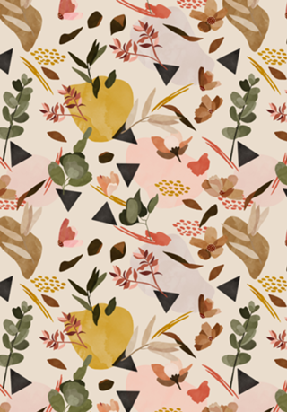 Pattern abstract nature shapes C