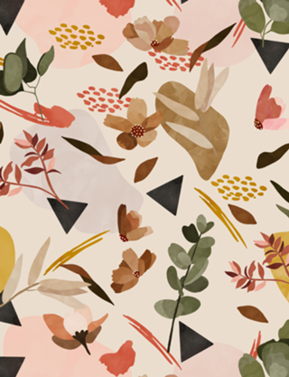 Pattern abstract nature shapes C