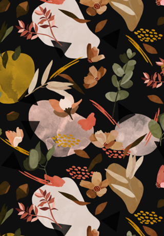 Pattern abstract nature shapes D