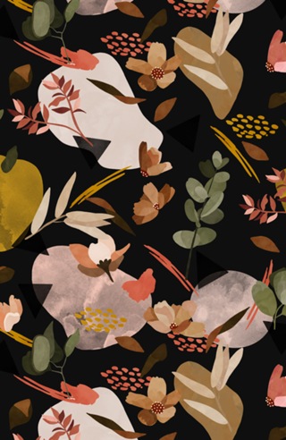 Pattern abstract nature shapes D
