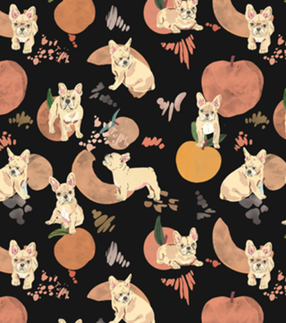 Puppies in the peaches B