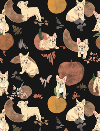 Puppies in the peaches B