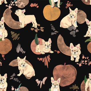 Puppies in the peaches B