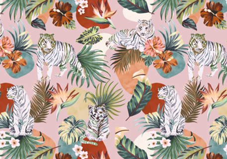 Tigers in the colorful jungle 22