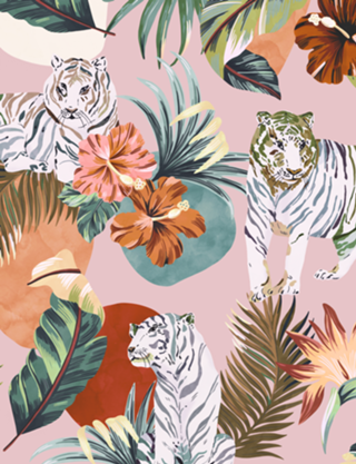 Tigers in the colorful jungle 22