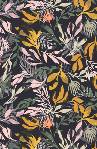 Dark wild leaf nature JL9