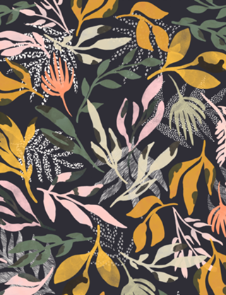 Dark wild leaf nature JL9