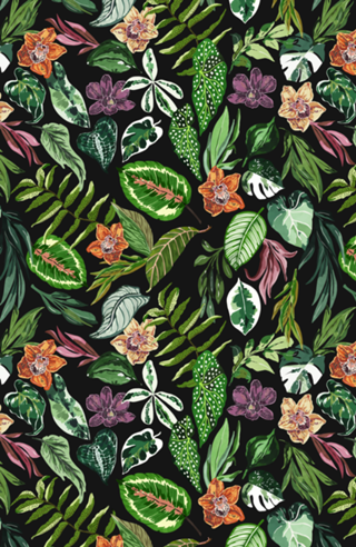 Dark wild colorful jungle FN7