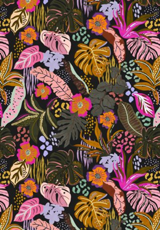 Abstract modern jungle 52C