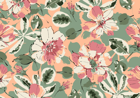 Flowered nature garden ABS