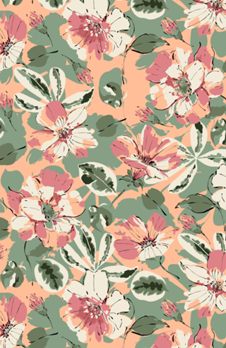 Flowered nature garden ABS