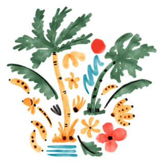 Summer Oasis Scene