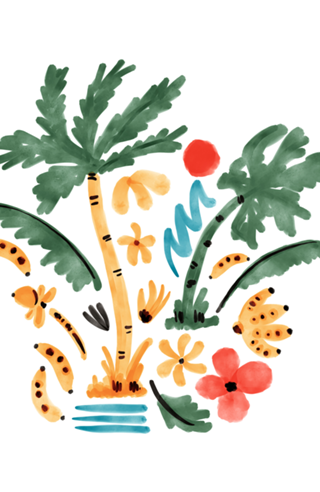 Summer Oasis Scene