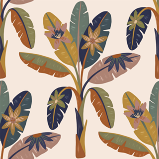 Abstract Banana Leaf Bouquet
