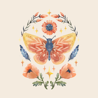 Borboleta laranja