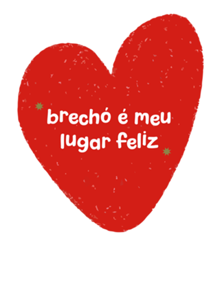 Brechó é meu lugar feliz - rosa