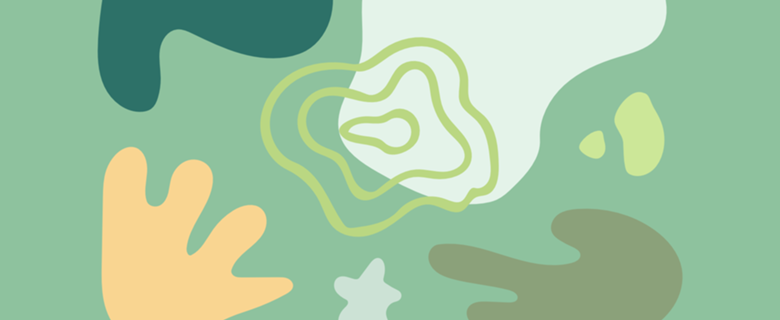 Abstract flat design formas e cores decorativas 7