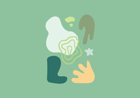 Abstract flat design formas e cores decorativas 7