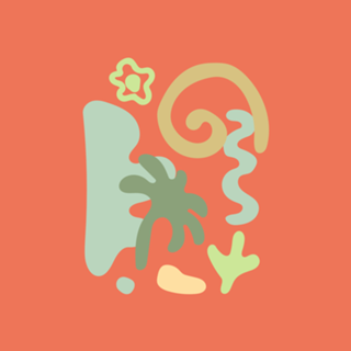 Abstract flat design formas e cores decorativas 8