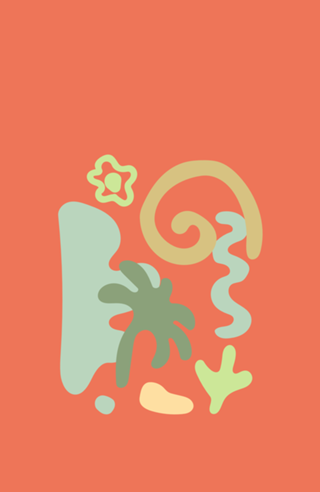 Abstract flat design formas e cores decorativas 8