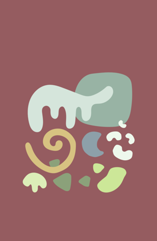 Abstract flat design formas e cores decorativas 17