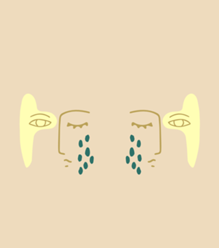 Mulher guerreira Abstract flat design