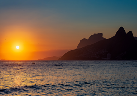Por do Sol Arpoador Azulado