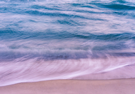 Mar na areia