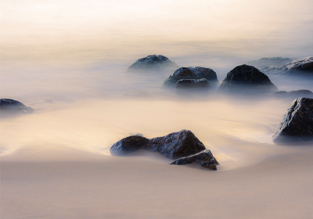 Pedras no mar