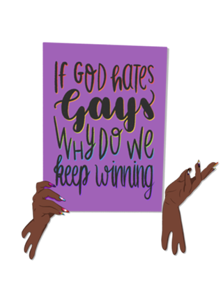 If god hates gays, why do we keep winning?