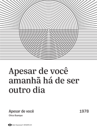 Tipoversos: Apesar de Você