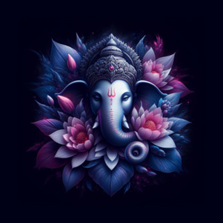 Ganesha Purple