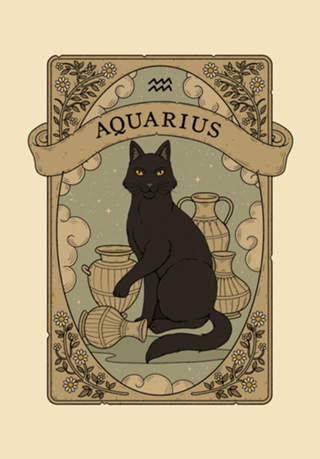 Aquarius - Astrologia dos Gatos