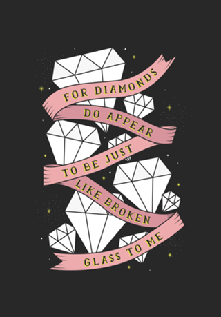 Just like broken glass to me