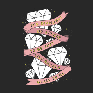 Just like broken glass to me