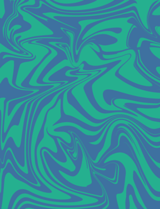 Zigzag azul verde
