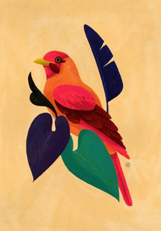 Bird motif #30