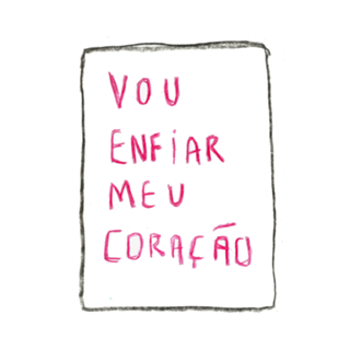 Enfiar o coração