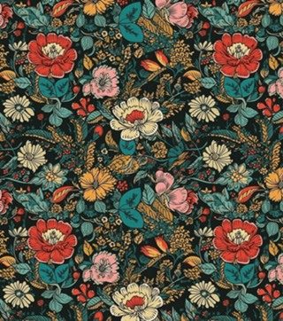Floral Escuro Miudo